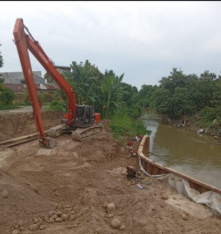 Proyek Bantaran Sungai Kawasan Denai Habiskan 4 M, Dinas PU Kota Medan Dikritisi