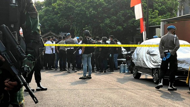 Rumah Pribadi Irjen Sambo Dijaga Ketat Brimob