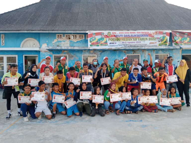 Medan Belawan Raih 2 Emas di Cabor Sepak Takraw Porkot