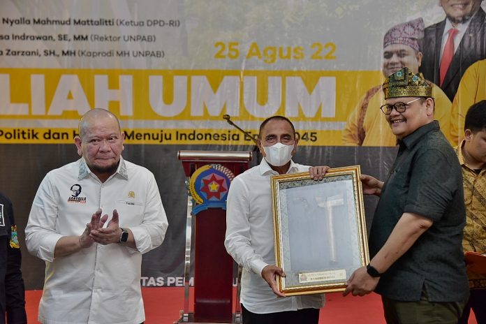 Ketua DPD RI Edukasi Wawasan Politik dan Hukum Mahasiswa UNPAB