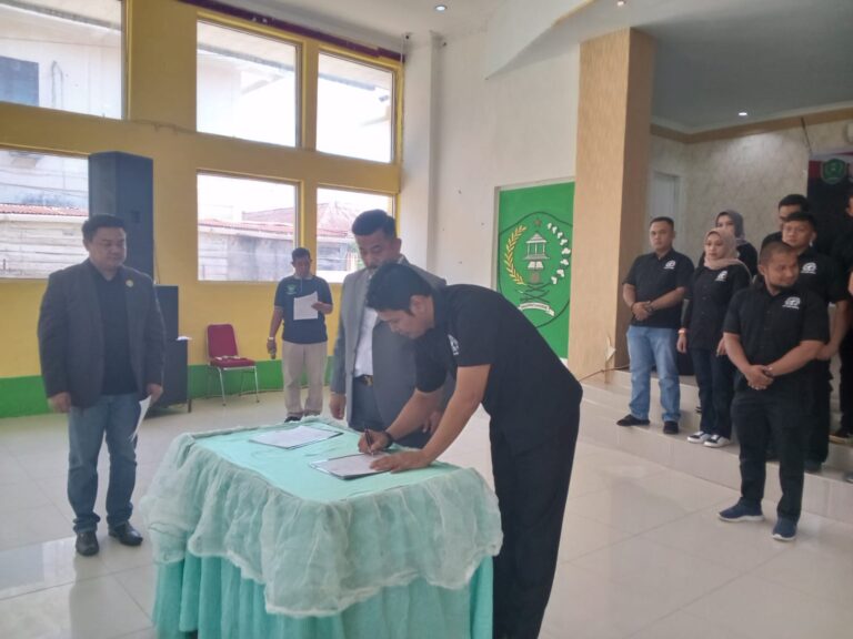Ini Pesan Iswandy Setelah Dilantik Sebagai Ketua PBFI Sidimpuan