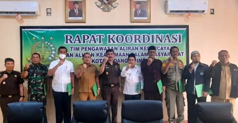 Mantap, Kejari Padang Sidempuan Gelar Rakor Pakem Deteksi Dini Aliran Sesat