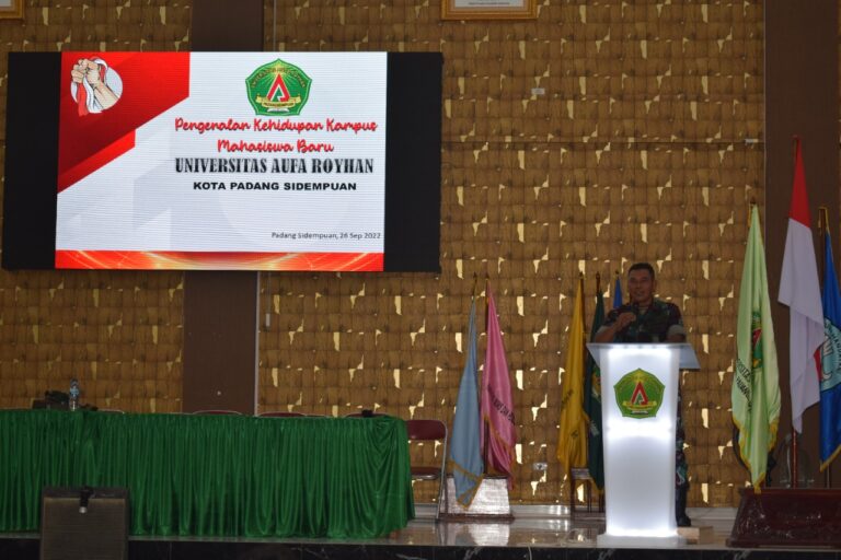 Kodim 0212/TS, Punya Pesan Kepada Mahasiswa UNAR