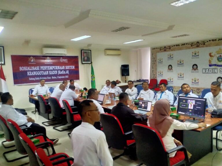 Kadin Sidimpuan Hadiri Sosialisasi Penyempurnaan Sistem Keanggotaan Bersama Kadin Sumut