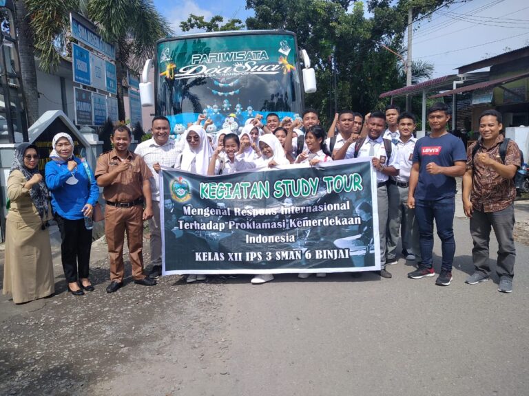 Sebanyak 36 Siswa Maupun Siswi SMAN 6 Binjai Studi Tour di Musium Deli Serdang