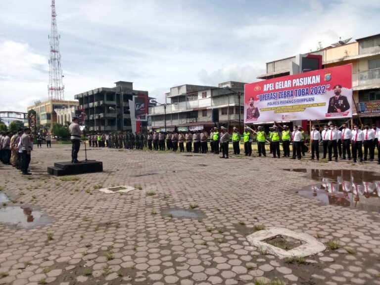 Kapolres Padang Sidimpuan : Operasi Zebra Tahun 2022 Jadilah Teladan Berlalu Lintas
