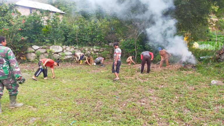 Satgas TMMD Reguler ke-115 Kodim 0210/TU Manunggal dengan Rakyat  Hasinggaan