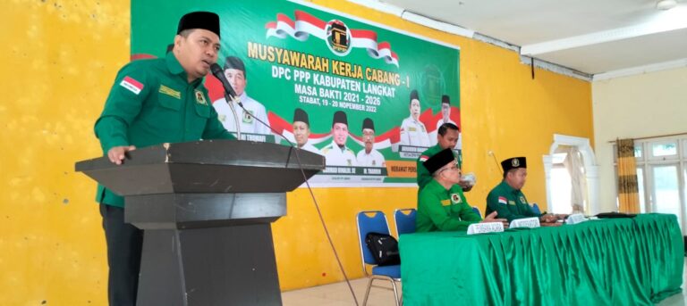 Begini Muscab ke-I PPP Langkat