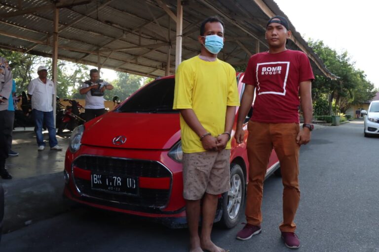 Tim Satnarkoba Polres Binjai dan Polsek Selesai Tangkap Bandar Narkoba