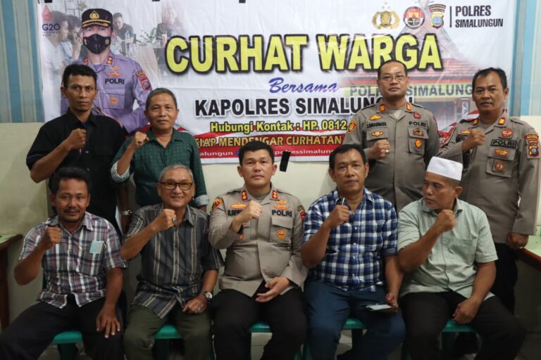 Kapolres Simalungun Blusukan Terima Saran Warga Dua Nagori