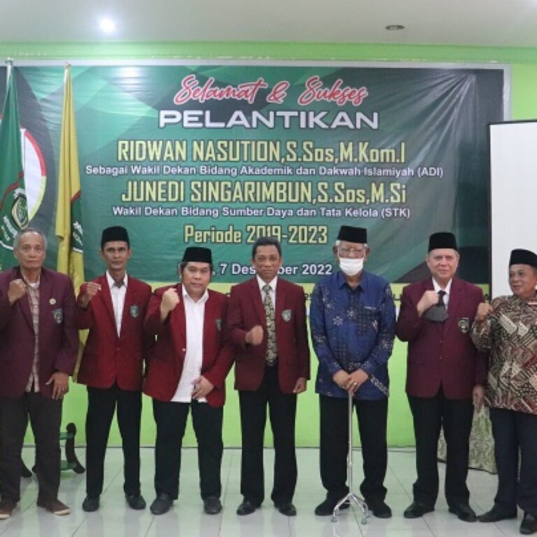 Rektor Lantik Wakil Dekan Fisip UISU 2019-2023