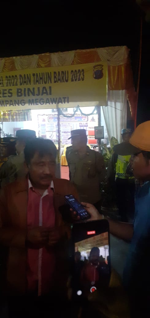 Wali Kota dan Forkopimda Binjai Tinjau Langsung Perayaan Malam Natal