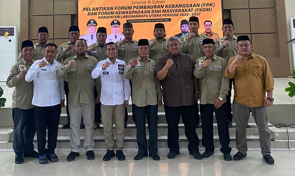 Pengurus FKDM dan Pengurus FPK Labura Dilantik