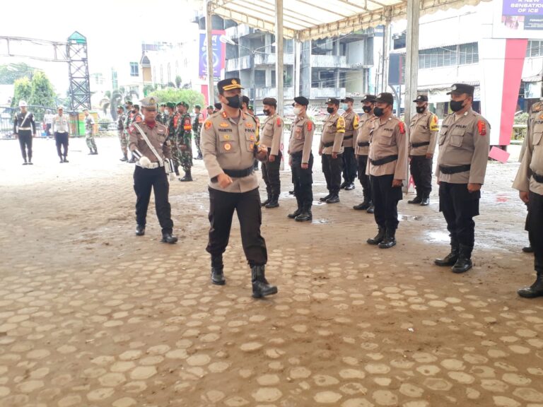 Kapolres Sidimpuan Bacakan Amanat Kapolri Jelang Nataru