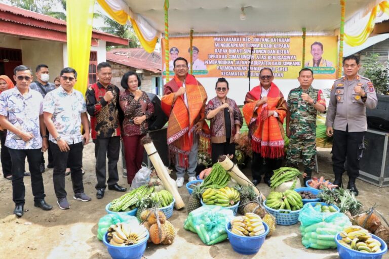 Masyarakat Jorlang Hataran Sampaikan Terima Kasih Kepada Bupati Simalungun
