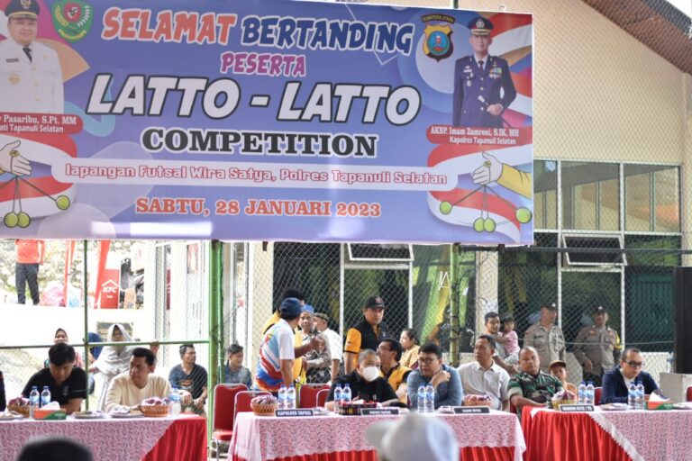 Makna Permainan Latto-Latto Menurut Bupati Tapsel