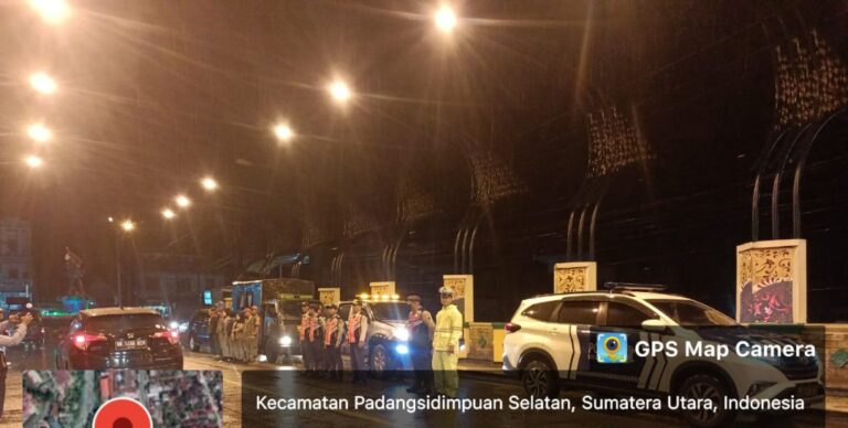 Patroli Skala Besar di Sidempuan, Polisi Cegah Tauran dan Balap Liar