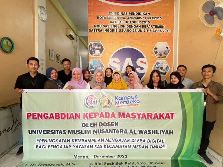 Dosen UMN Al – Washliyah PKM di Yayasan SAS ANA