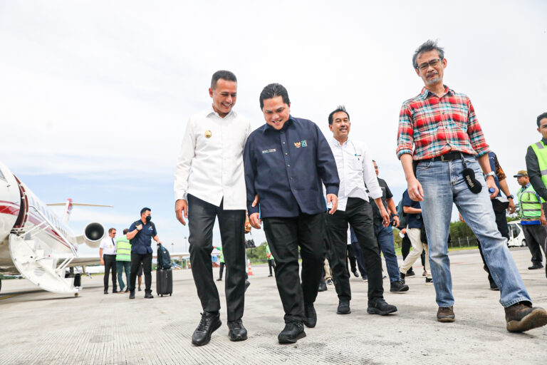 Musa Rajekshah Dampingi Menteri BUMN Resmikan Pabrik Minyak Makan Merah