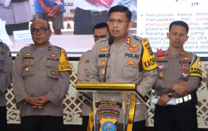 Tahun 2022, Polres Tapsel Ranking Pertama Terbanyak Selamatkan Uang Negara