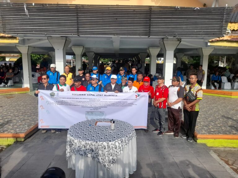 Deklarasi Damai Seluruh Etnis dan Tokoh Agama di Binjai