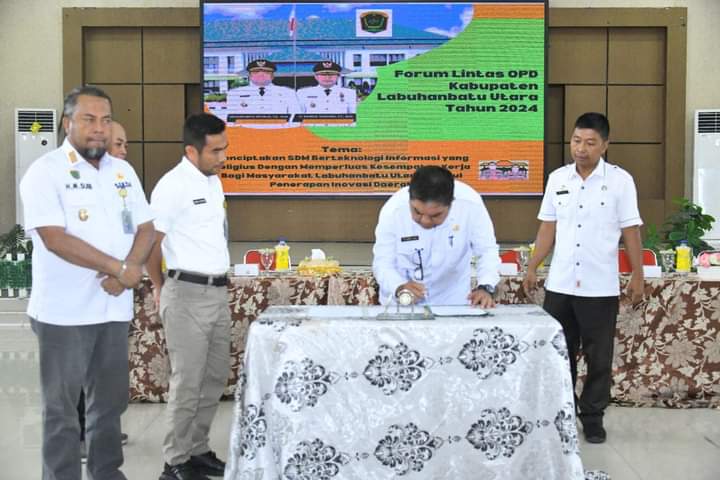 Wakil Bupati Labura Buka Kegiatan Forum Lintas OPD
