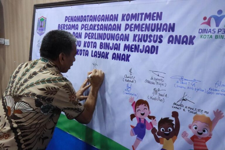 Sekdako Binjai Minta Kota Layak Anak Harus Dipertahankan