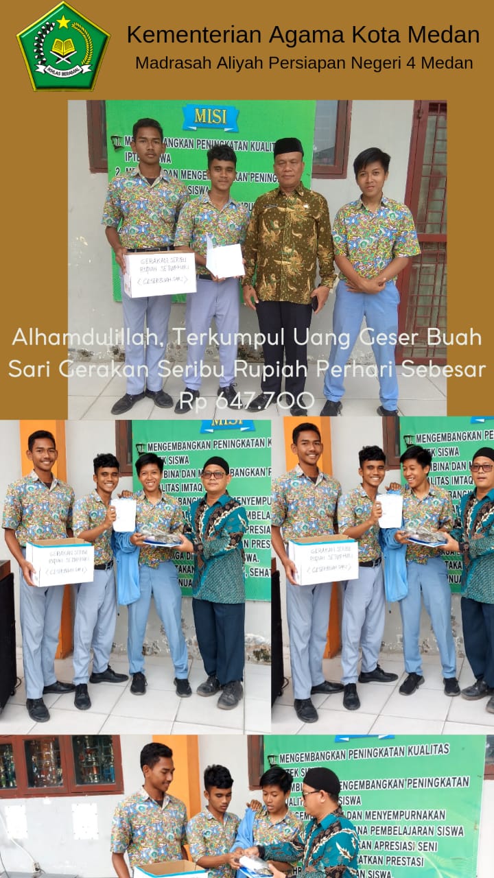 Kepsek MAPN 4 Medan Diduga Lakukan Pungli, Berdalih Program Geser Buah Sari