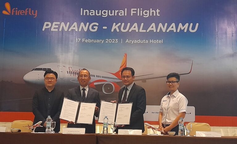 Buka Rute Medan – Penang, Firefly Jalin Kerjasama dengan PAH