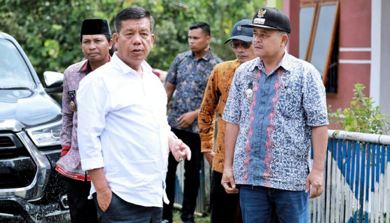 Bupati Simalungun Tinjau Jalan Penghubung 2 Kecamatan yang Akan Diperbaiki