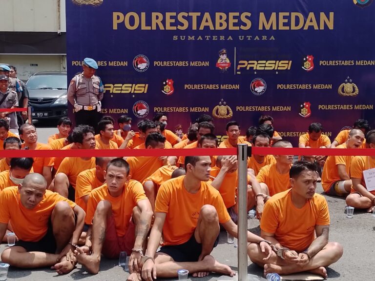 Selama 3 Bulan, Polrestabes Medan Ungkap 194 Kasus Kriminal dan 159 Kasus Narkoba