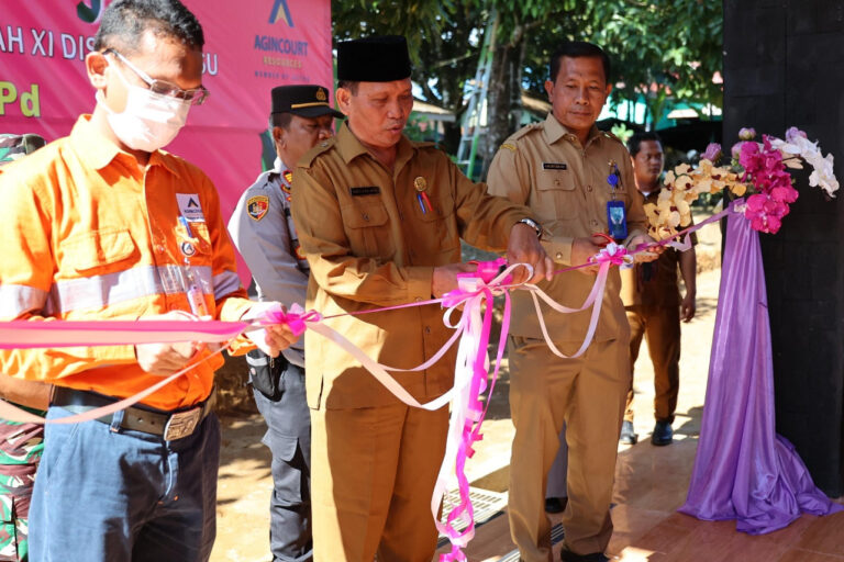 PTAR Serahterima Aula Terbuka SMAN 1 Batangtoru