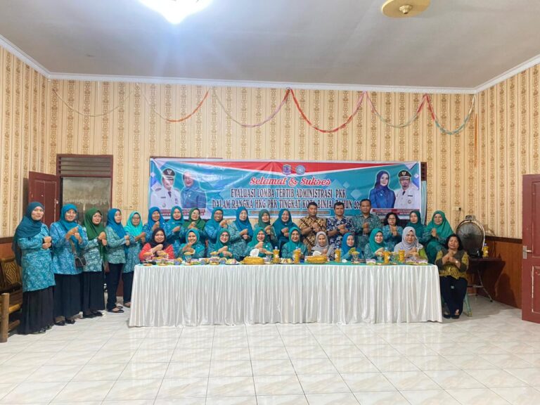Lomba Tertib Administrasi Dalam Rangka HKG PKK Binjai di Evaluasi