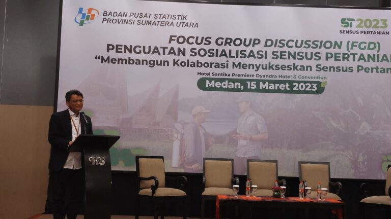BPS Sumut Bangun Kolaborasi Sukseskan Sensus Pertanian 2023
