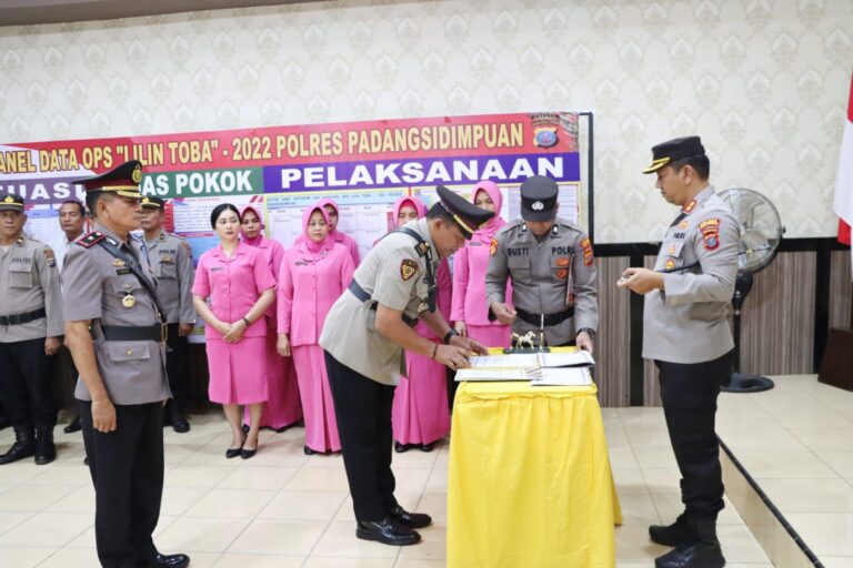 Wakapolres, Kabag SDM Polres Padang Sidempuan Diganti