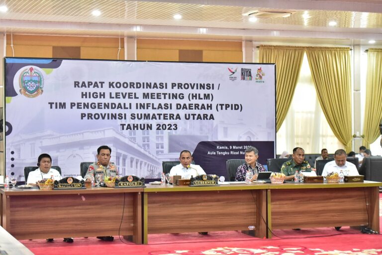 Edy Rahmayadi Pimpin Rapat Antisipasi Inflasi Jelang Ramadan