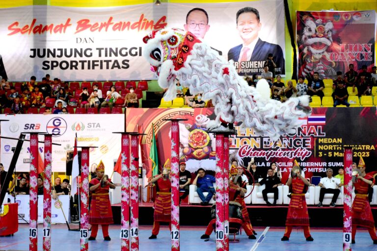 Saksikan Kejuaraan Barongsai, Gubernur Edy Rahmayadi Mengaku Salut 