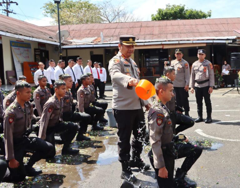 Pesan AKBP Dwi Prasetyo Kepada Bintara Polri : Hindari Pelanggaran Sekecil Apa pun