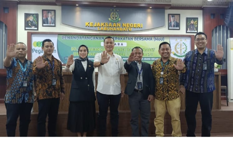 Kejari Labuhanbatu Siap Kerjasama Hukum Dengan PT Pegadain Kanwil I Medan