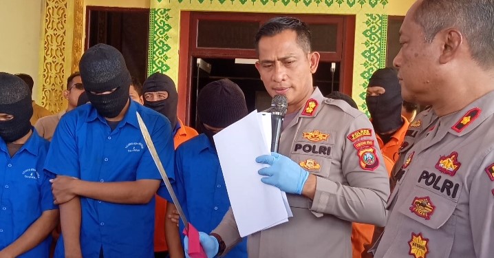 Polres Pelabuhan Belawan Amankan 7 Pelaku Geng Motor