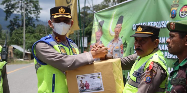 Persiapan Mudik Lebaran, Kapolres Cek Kesiapan Personil Tiga Pos Pam di Tapsel