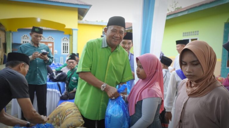 Plt Bupati Langkat Santuni Anak Yatim & Buka Puasa Bersama PCNU