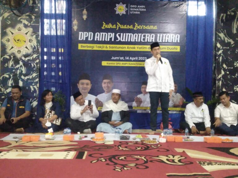 DPD AMPI Sumut Gelar Buka Puasa Bersama 150 Anak Yatim Sekaligus Bagikan 1.200 Takjil