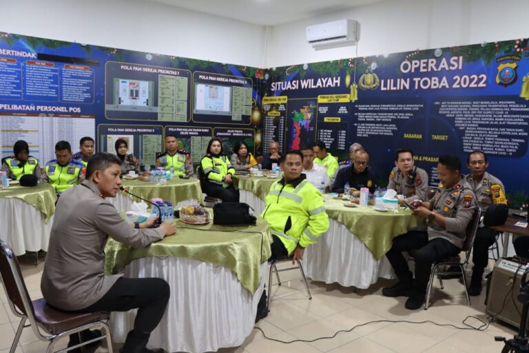 Berikan Rasa Aman, Kapolrestabes Medan Pimpin Anev Operasi Ketupat Toba 2023