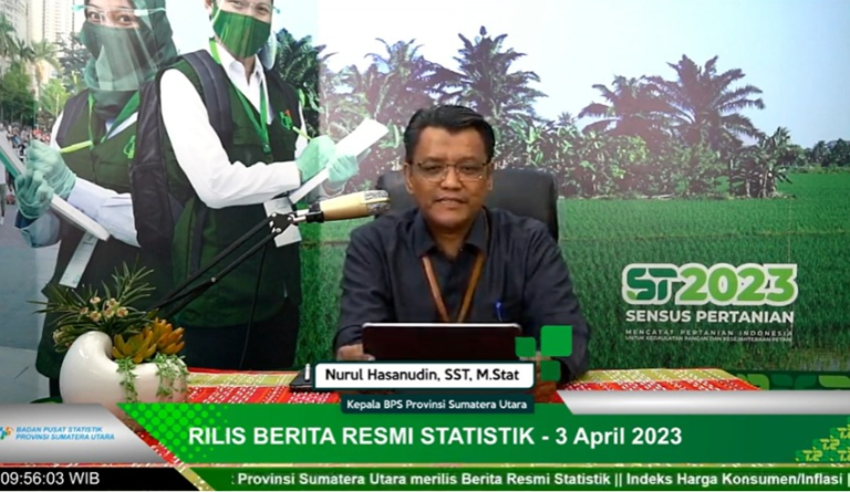 BPS Pastikan Sumut Deflasi 0,31 Persen di Maret 2023