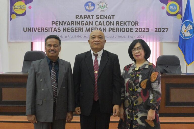Senat Unimed Tetapkan 3 Calon Rektor Periode 2023-2027
