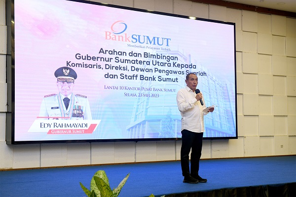 Edy Rahmayadi Minta Manajemen Bank Sumut Bekerja Profesional