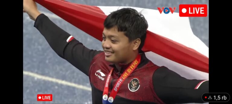 Abdul Hafiz Tambah Pundi Emas Bagi Kontingen Indonesia di Ajang Sea Games 2023