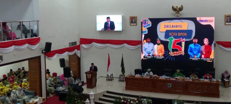 DPRD Gelar Rapat Paripurna HUT Kota Binjai ke-151