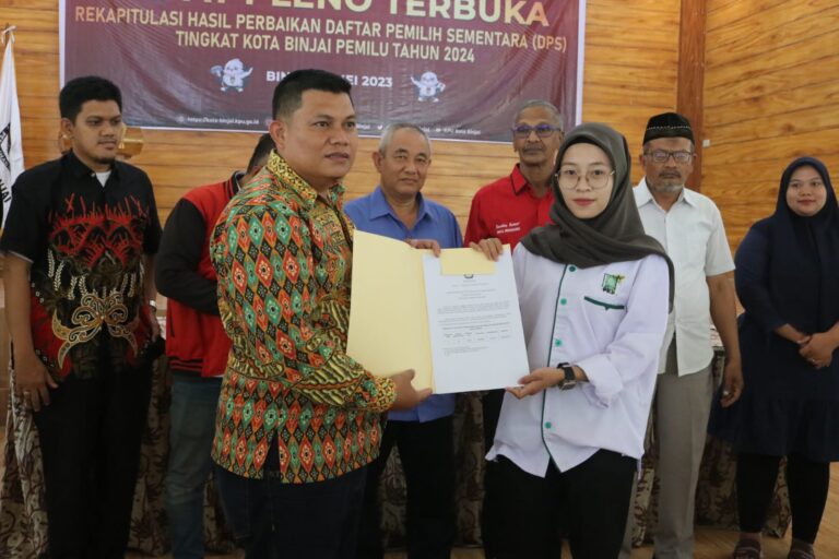 Kaban Kesbangpol Binjai Harapkan Seluruh Masyarakat Terdata Dalam Daftar Pemilih Pemilu 2024